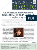 AlternatifBienEtre 166 Juillet 2020 Cancer Les Decouvertes Qui Donnent Raison Au DR Beljanski Vingt Ans Apres SD