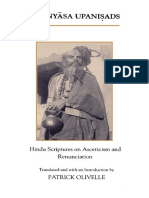 The Samnyasa Upanisads Hindu Scriptures On Asceticism and Renunciation (Patrick Olivelle)