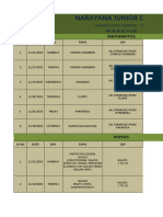 Narayana Junior College Mathematics and Physics Notes