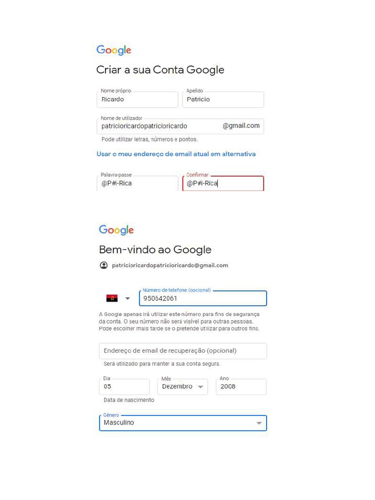Google Account Id PDF