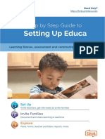Setting up Educa step-by-step guide