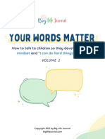 Your Words Matter VOLUME 2 - Big Life Journal
