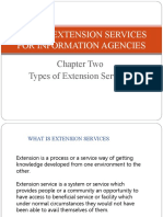 Chapter 2-Types of Extension Services