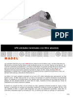 UFA-AXO unidades terminales de filtración con difusor rotacional