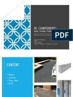 RC Components: Beams, Columns, Floors & Flat Roofs