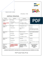 Agenda escolar com atividades da semana de 02 a 06 de maio