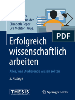 Erfolgreich Wissenschaftlich Arbeiten