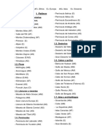 Relieve, hidrografía y accidentes geográficos