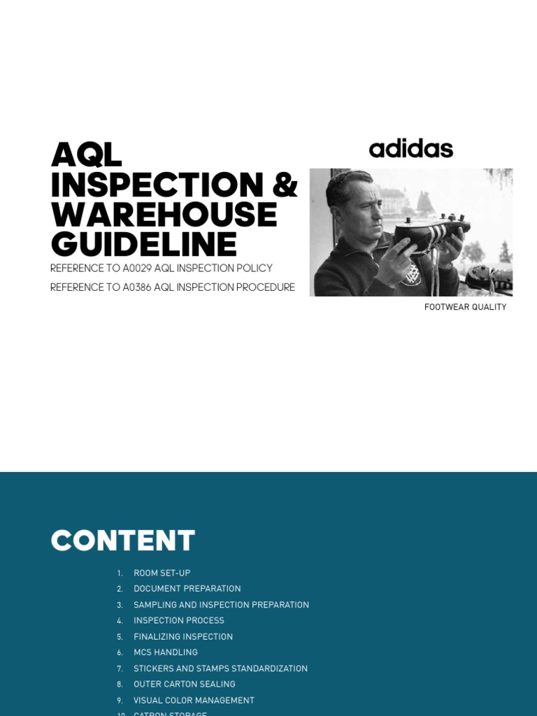 Footwear AQL Inspection Guidelines | PDF | Shoe | Warehouse