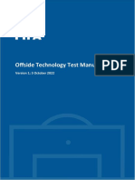 Semi-Automated Offside Tech Manual Tests