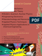 Types and Applications in Applied Physics Course