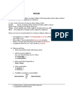 Noun Functions and Formation