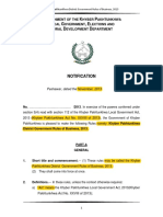 A Printable Version of The Khyber Pakhtunkhwa District Government Rules of Business 2013