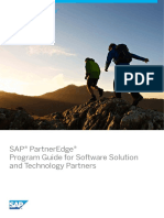 Sap Partneredge Program Guide For Software Solution and Technology Partners