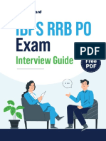 Ibps RRB Po Interview Guide