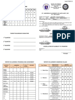 STUDENT REPORT CARD