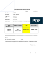 Hasil Pemeriksaan Laboratorium