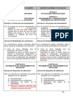 Cuadro Comparativo de Modificaciones Al RLCE