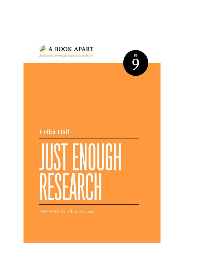 Just Enough Research PDF