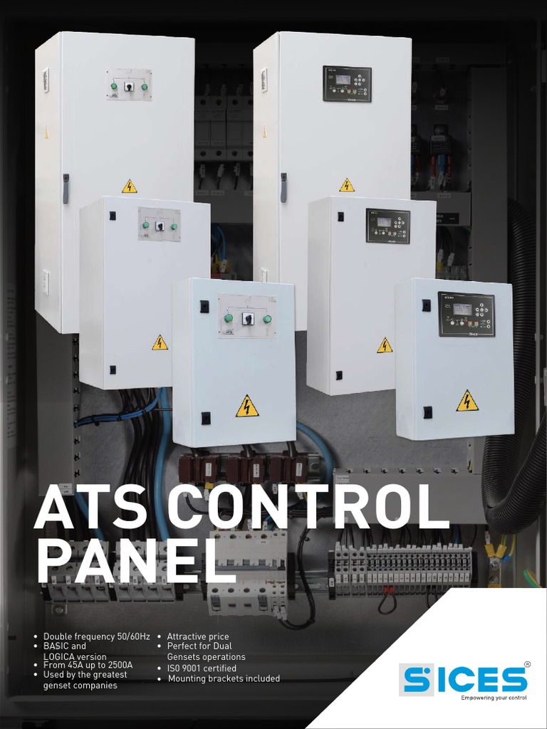 ATS Control Panel Overview | PDF | Mains Electricity | Switch