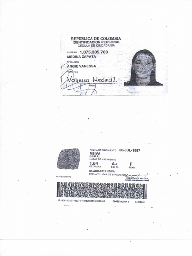 Cédula | PDF
