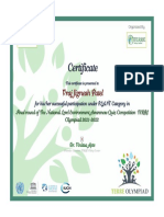 Certificate: Vraj Jignesh Patel