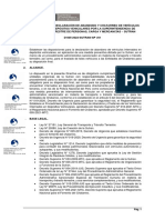 Directiva para La Declaración de Abandono y Chatarreo de Vehículos Internados en Depósitos Vehiculares