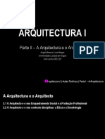 Arquitectura e o Arquitecto