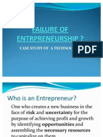 Failure of Entrpreneurship