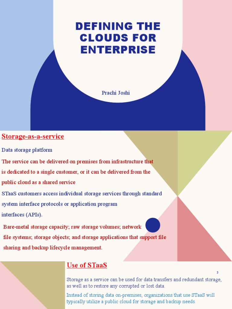 Understanding Storage-as-a-Service (STaaS) | PDF | Cloud Computing ...