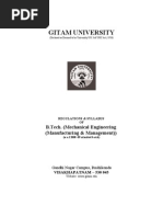 GITAM SYLLABUS BOOK FOR MMM (2009 To 2013)