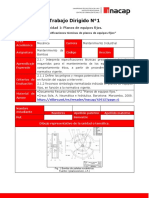 Trabajo Dirigido N°1: Unidad 1: Planos de Equipos Fijos