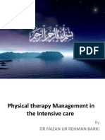 Role of Physical Therapist in Intensive Care Unit