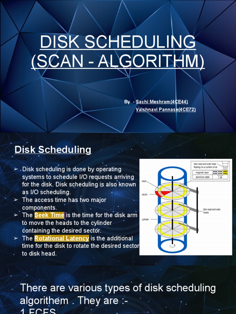 Disk Scheduling (Scan - Algorithm) | PDF | Disk Storage | Scheduling ...