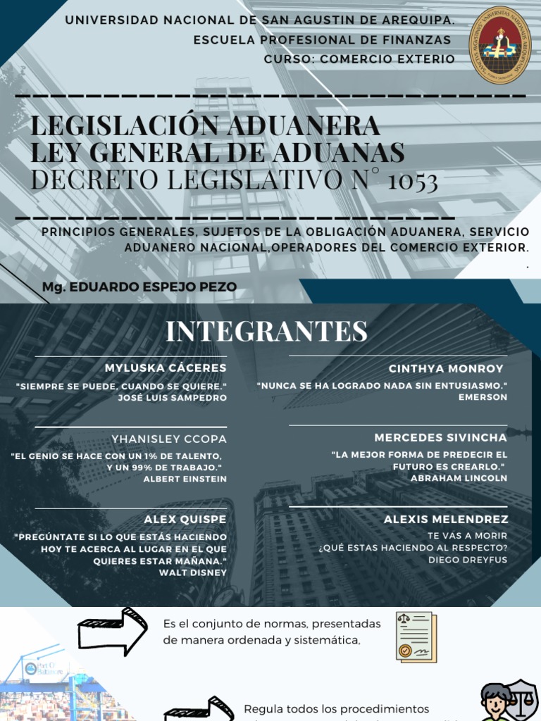 Ley General de Aduanas y Modificaciones | PDF | aduana | El comercio ...