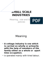 Small Scale Industries: Meaning, Role and Govt. Policies