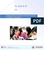 Módulo 4. El Sistema Educativo Peruano y La Educación Superior Tecnológica y Universitaria