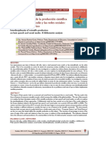 Interdisciplinariedad de La Producción Científica Sobre El Discurso Del Odio y Las Redes Sociales: Un Análisis Bibliométrico