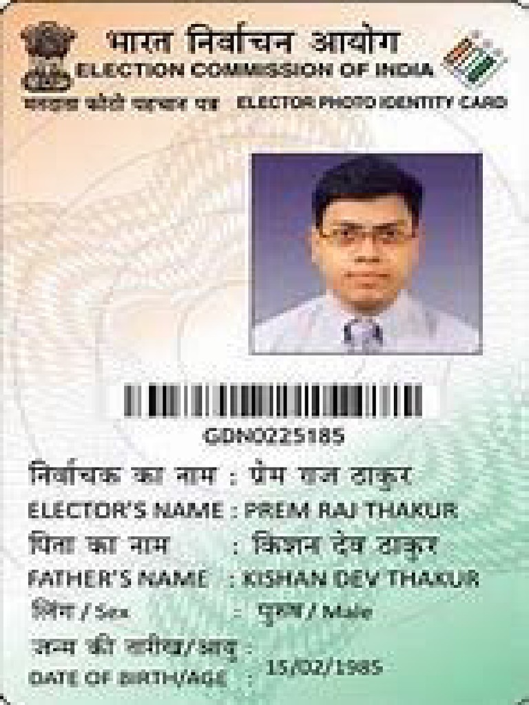 Election Card PDF