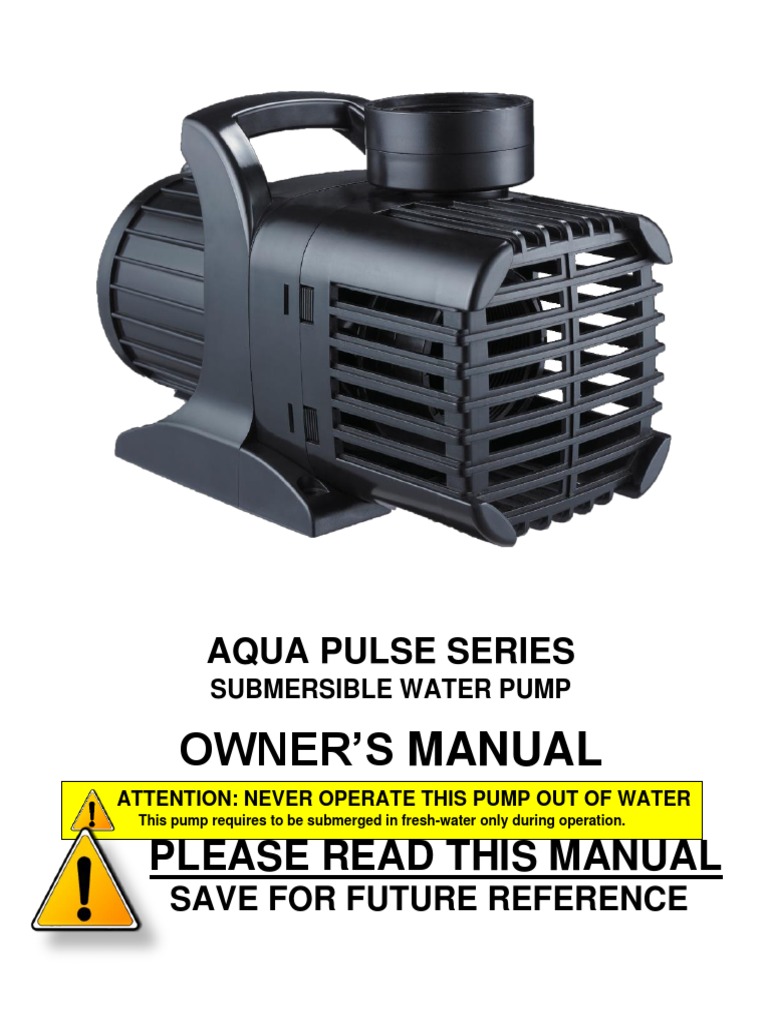 APMANUAL | PDF | Pump | Implied Warranty