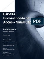 Carteira Recomendada de Ações – Small Caps Equity Research BTG Pactual (10SIM