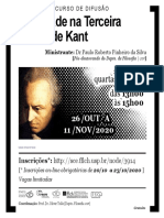 Curso sobre Kant e a Crítica da Razão Pura