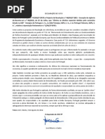 "Golden Shares" - Declaração de voto, 3ago2011