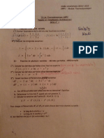 TD 1 Thermodynamique