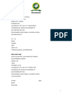 Declaração de representação legal