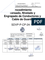 SDVP-P-CP-24-12 Rev.A PROCEDIMIENTO DE NIVELADO Y ENGRAPADO DE CONDUCTORES Y C