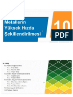 10.metallerin Yüksek Hızda Şekillendirilmesi