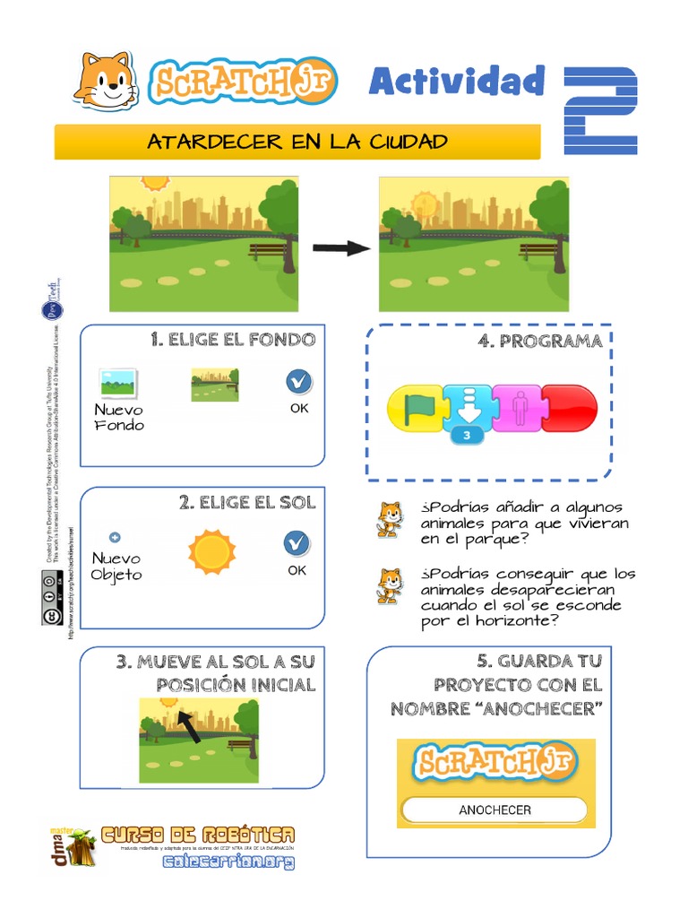 Fichas Scratch JR 2 PDF