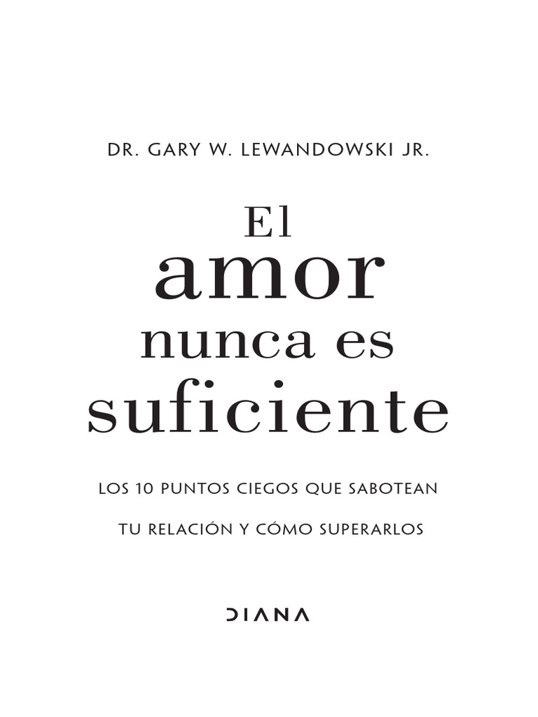 El Amor Nunca Es Suficiente | PDF