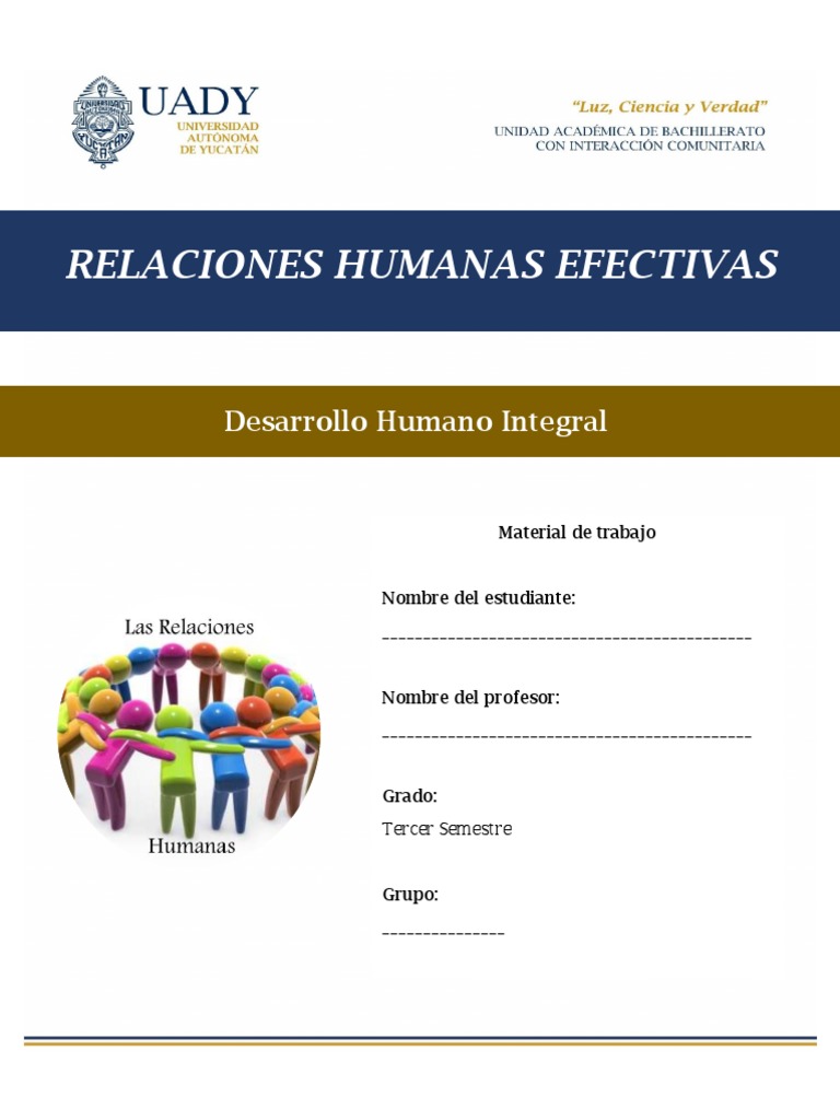 Relaciones Humanas Efectivas | Descargar gratis PDF | Las emociones ...